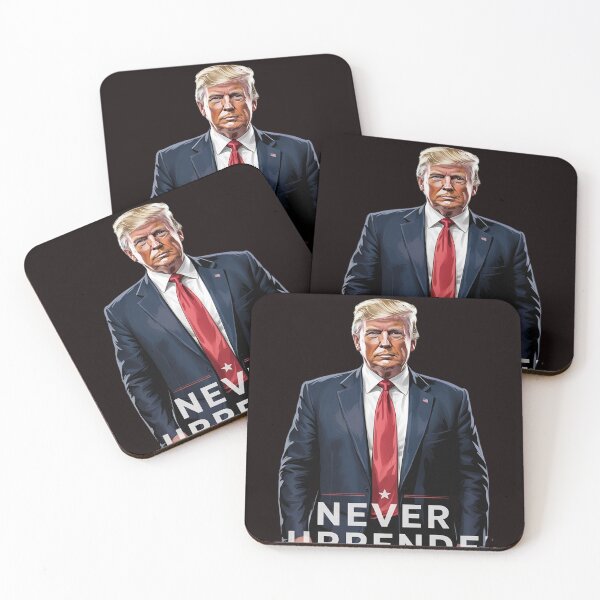 Item preview, Never Surrender Trump Mug Shot 2024 President American Flag designed and sold by sheenmi.