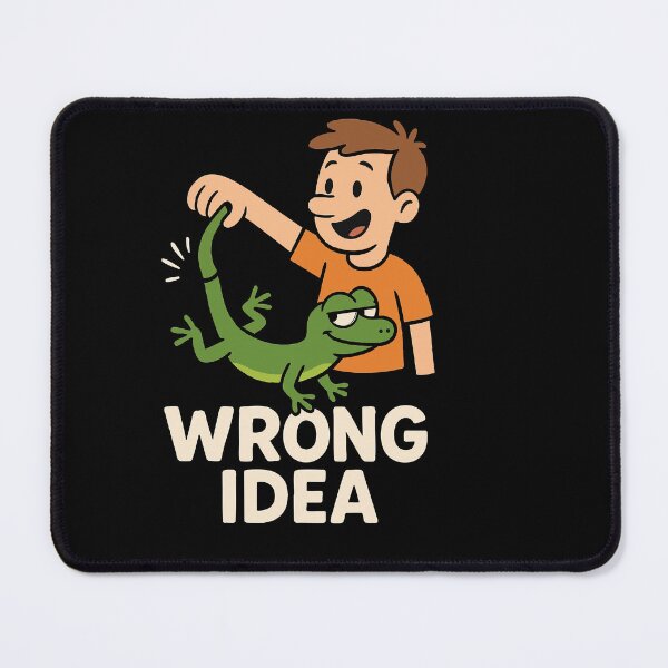 Item preview, lizard meme wrong idea designed and sold by Uglyandcute.