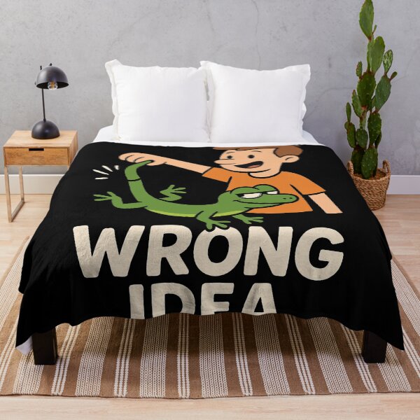Item preview, lizard meme wrong idea designed and sold by Uglyandcute.