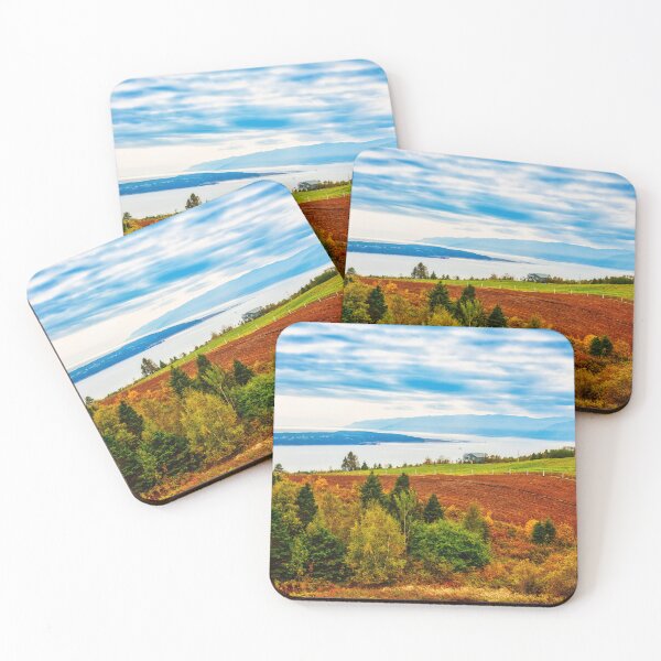 Item preview, Hilly Farmland by St. Lawrence River, Quebec designed and sold by Travelways.