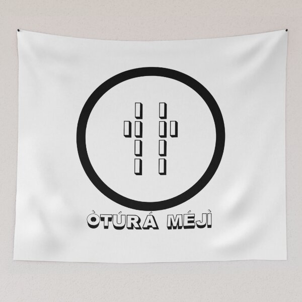Item preview, Otura Meji – Sacred Ifa Odu Symbol | Yoruba Spiritual Design designed and sold by blaze_art.