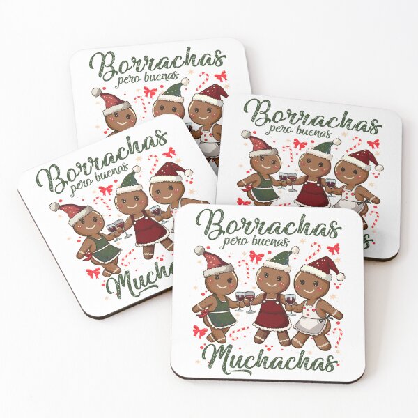 Item preview, Borrachas Pero Buenas – Funny Gingerbread Girls designed and sold by Socami.