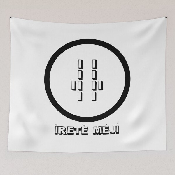 Item preview, Irete Meji – Sacred Ifa Odu Symbol | Yoruba Spiritual Design designed and sold by blaze_art.