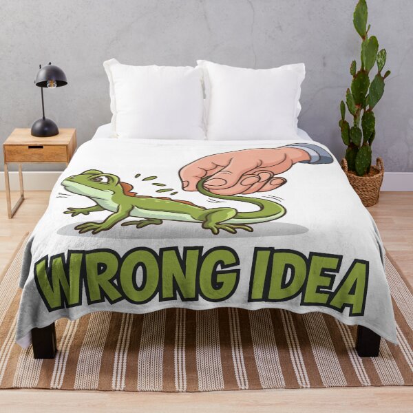 Item preview, lizard meme wrong idea designed and sold by Uglyandcute.