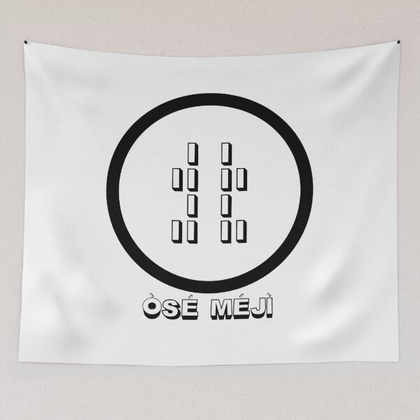 Item preview, Ose Meji – Sacred Ifa Odu Symbol | Yoruba Spiritual Design designed and sold by blaze_art.
