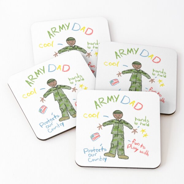 Item preview, Anatomy of an Army Dad Stick figure drawing-brn designed and sold by love-sammie.
