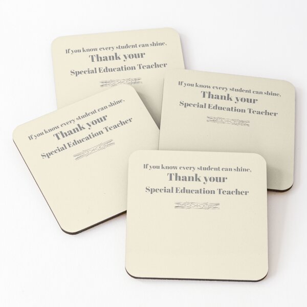 Item preview, If You Know Every Student Can Shine, Thank a Special Ed Teacher designed and sold by Novel Works Studio.
