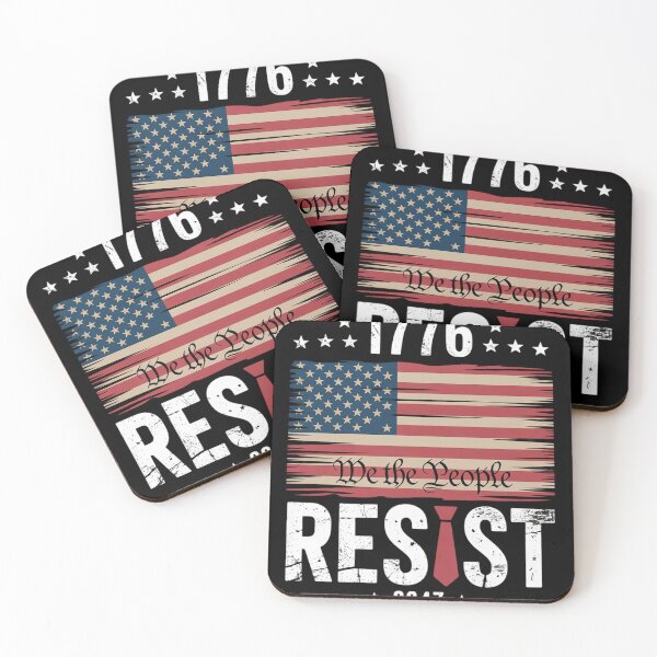 Item preview, Resist Trump Protest Anti Political US Flag 3 designed and sold by Charidana.