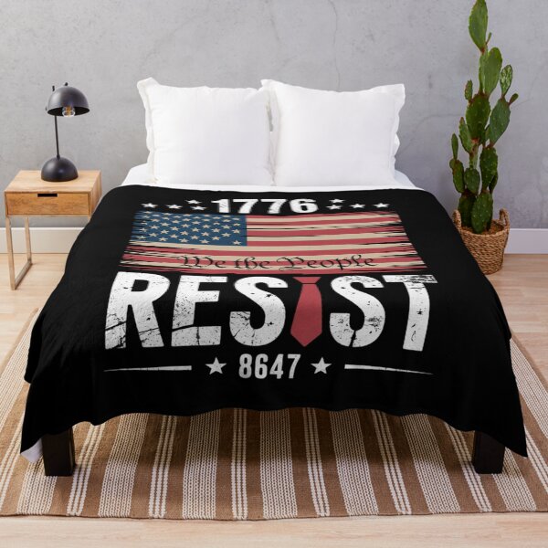 Item preview, Resist Trump Protest Anti Political US Flag 3 designed and sold by Charidana.