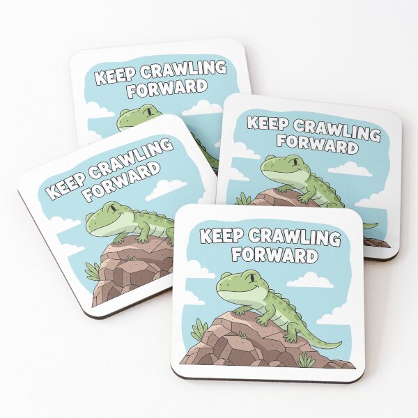Item preview, lizard meme | keep crawling forward designed and sold by sketchlab-co.