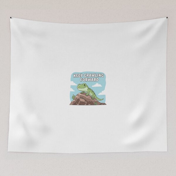 Item preview, lizard meme | keep crawling forward designed and sold by sketchlab-co.