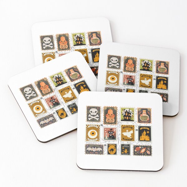 Item preview, Halloween stamps designed and sold by clickandmagic.