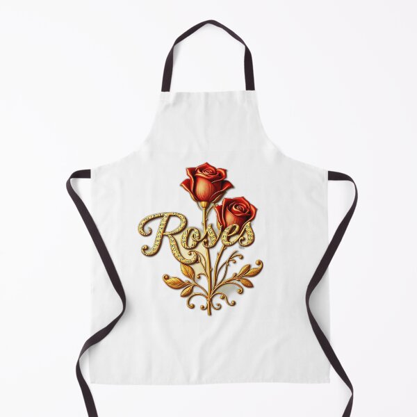 Item preview, Scripted Roses in Gold and Crimson designed and sold by sharon1210.