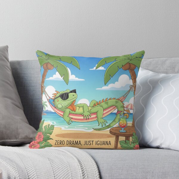 Item preview, lizard meme | zero drama just iguana designed and sold by sketchlab-co.