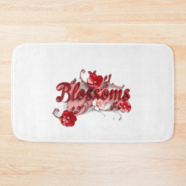 Item preview, Ruby Red Script Blossoms designed and sold by sharon1210.