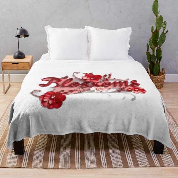 Item preview, Ruby Red Script Blossoms designed and sold by sharon1210.