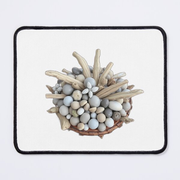 Item preview, Rustic Driftwood and Pebble Centerpiece designed and sold by sharon1210.
