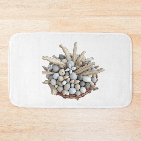 Item preview, Rustic Driftwood and Pebble Centerpiece designed and sold by sharon1210.