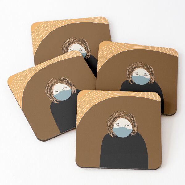 Item preview, Not contagious - masked but fearful designed and sold by ahahdodo.