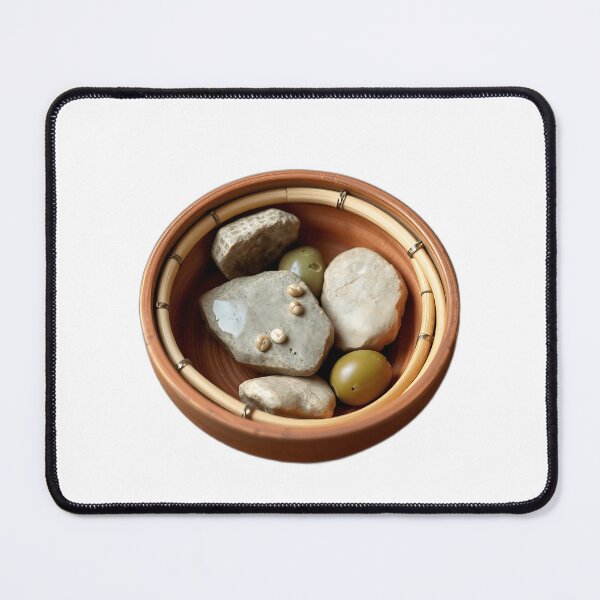 Item preview, Rustic Bamboo and Stone Bowl designed and sold by sharon1210.