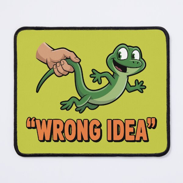 Item preview, lizard meme wrong idea designed and sold by Uglyandcute.