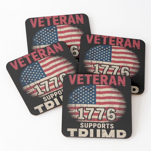 Item preview, This Veteran Supports Trump 2024 American Flag 4th Of July designed and sold by Charidana.
