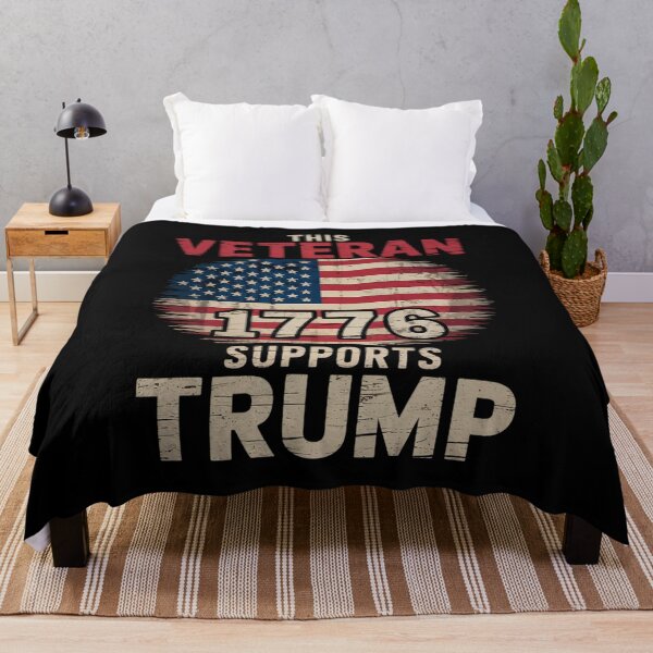 Item preview, This Veteran Supports Trump 2024 American Flag 4th Of July designed and sold by Charidana.