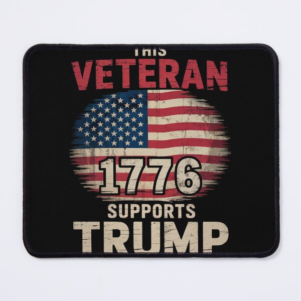 Item preview, This Veteran Supports Trump 2024 American Flag 4th Of July designed and sold by Charidana.