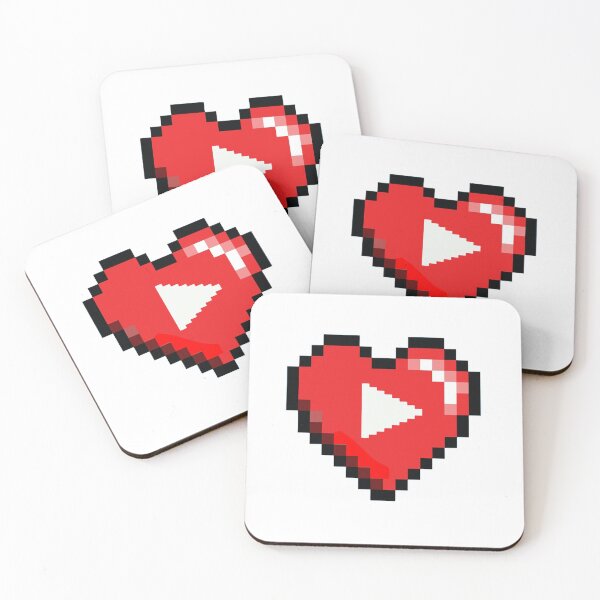 Item preview, YT Pixel Heart designed and sold by fallenstarsz.