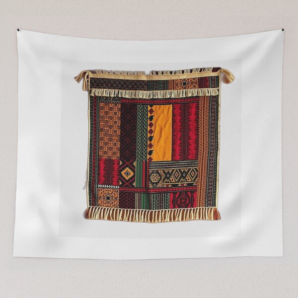 Item preview, African Tapestry with Cultural Patterns designed and sold by sharon1210.