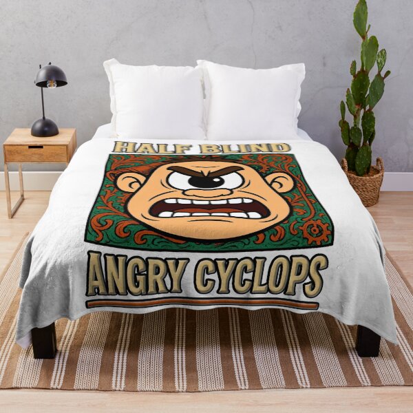 Item preview, Half Blind, Full Rage – Angry Cyclops designed and sold by Eyepatch-Jacks.