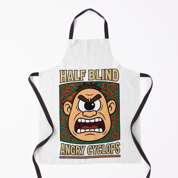 Item preview, Half Blind, Full Rage – Angry Cyclops designed and sold by Eyepatch-Jacks.
