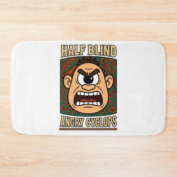 Item preview, Half Blind, Full Rage – Angry Cyclops designed and sold by Eyepatch-Jacks.