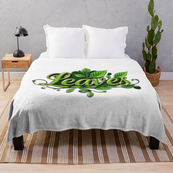 Item preview, Emerald Green Script Leaves Artwork designed and sold by sharon1210.