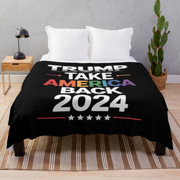 Item preview, Trump 2024 Take America Back Rainbow Flag Gay designed and sold by Charidana.