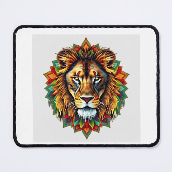 Item preview, Geometric Kaleidoscopic Lion designed and sold by sharon1210.