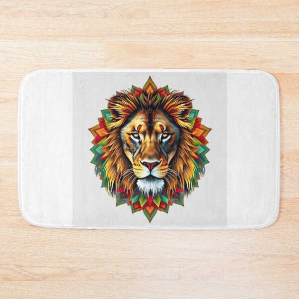 Item preview, Geometric Kaleidoscopic Lion designed and sold by sharon1210.