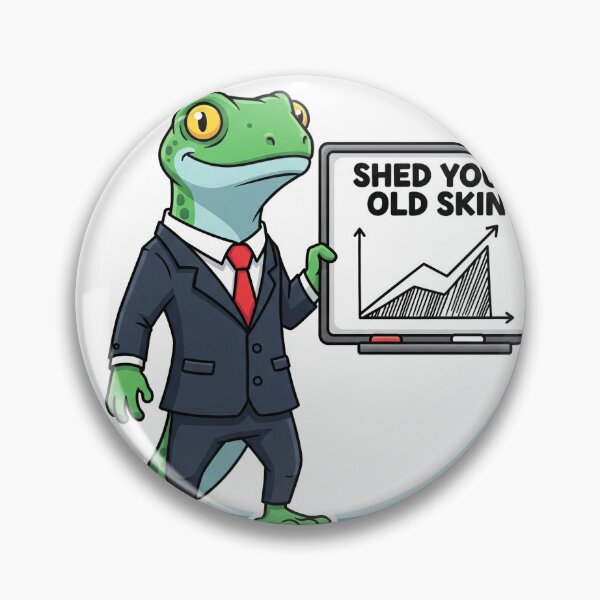 Item preview, lizard meme | shed your old skin designed and sold by sketchlab-co.