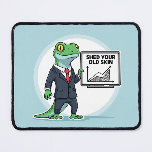 Item preview, lizard meme | shed your old skin designed and sold by sketchlab-co.