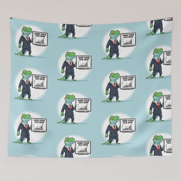 Item preview, lizard meme | shed your old skin designed and sold by sketchlab-co.