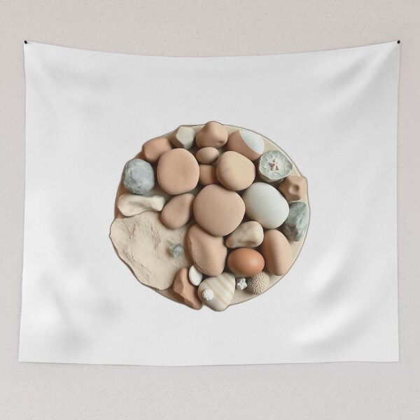 Item preview, Earthy Clay and Stone Art Piece designed and sold by sharon1210.