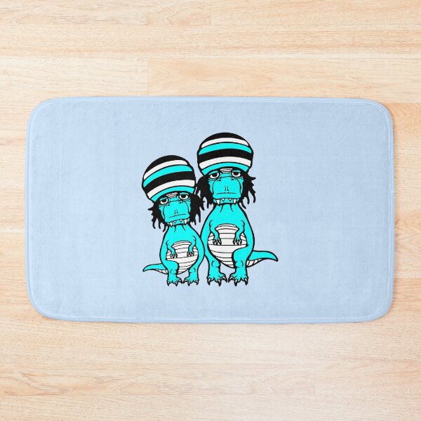 Item preview, 2 T-Rex Reggae Team Music Fan Jamaica Rasta Hair Friends designed and sold by shirt-o-mat.
