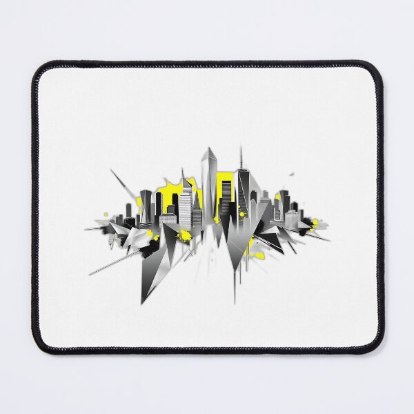 Item preview, Geometric Neon Cityscape designed and sold by sharon1210.