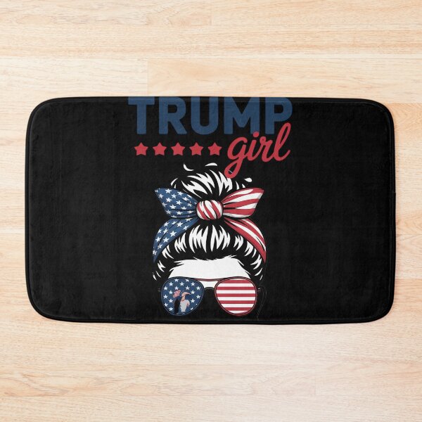 Item preview, Trump Girl Messy Bun Trump 2024 Election American Flag designed and sold by Charidana.