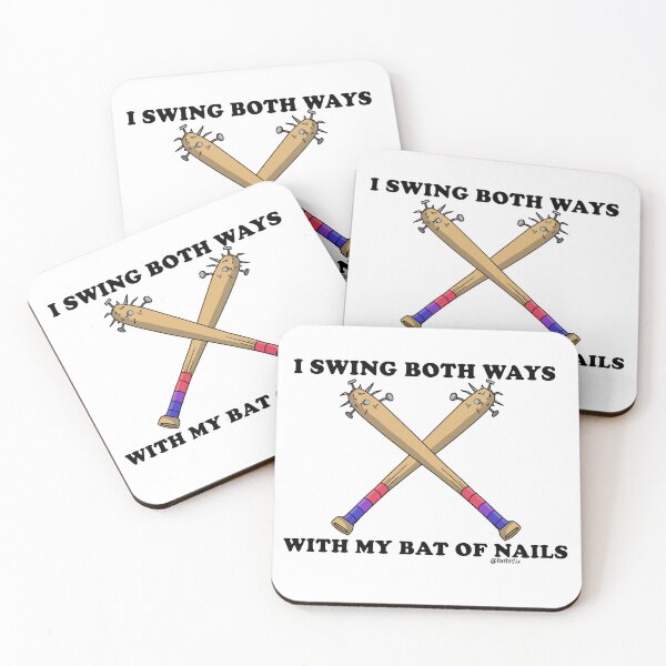 Item preview, I swing both ways with my bat of nails designed and sold by Bat13SJx.