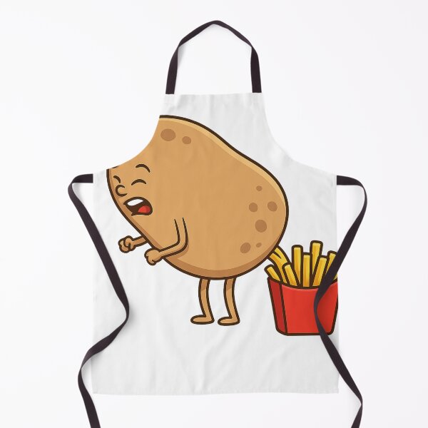Item preview, Funny Potato Pooping French Fries Cartoon designed and sold by haitrieuic96.