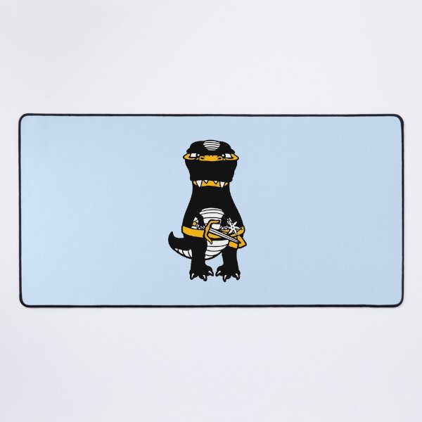Item preview, T-Rex Ninja Costume Dino Black Japanese Sword Fighter designed and sold by shirt-o-mat.