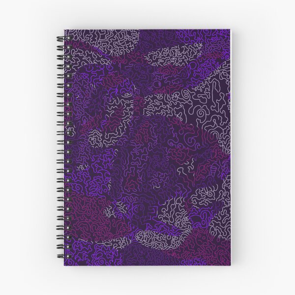 Item preview, Electric Purple Maze – Psychedelic Retro Digital Pattern designed and sold by Zeddessay.