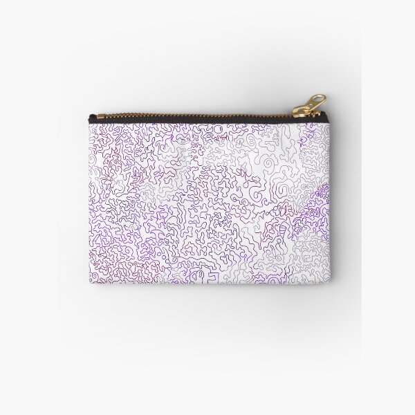 Item preview, White Electric Purple Maze – Psychedelic Retro Digital Pattern designed and sold by Zeddessay.