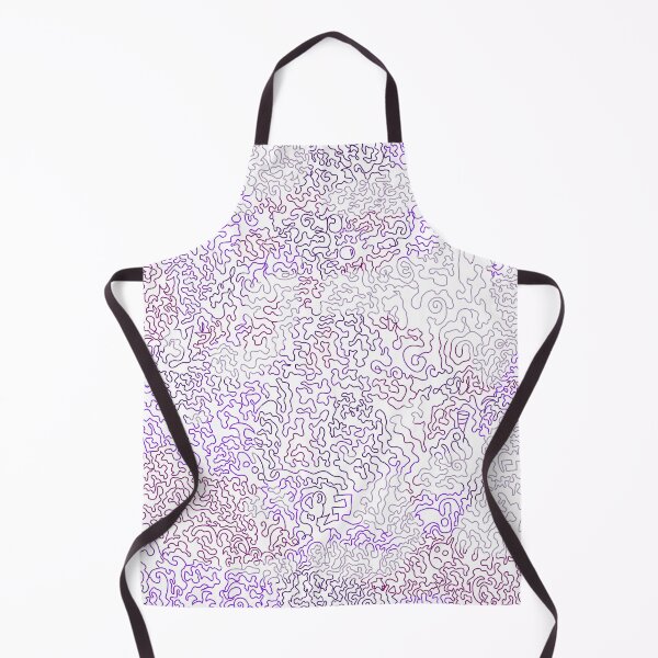 Item preview, White Electric Purple Maze – Psychedelic Retro Digital Pattern designed and sold by Zeddessay.